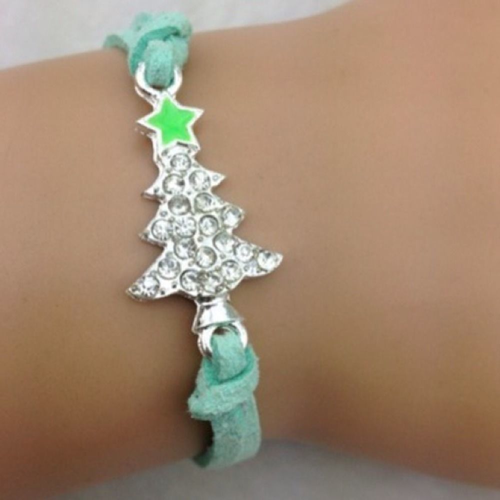 Adorable Stocking Stuffer Christmas Tree Bracelet
